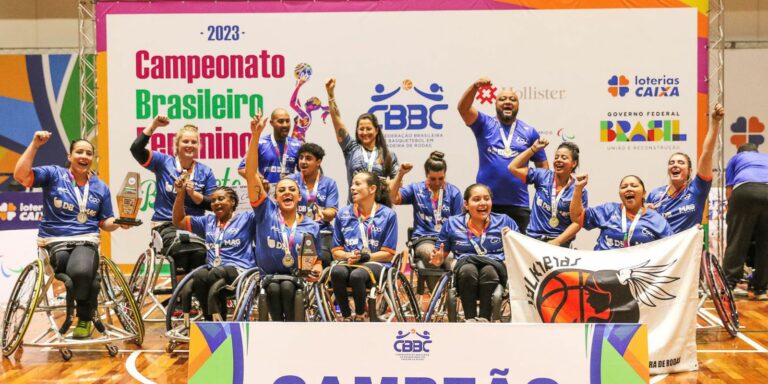 APP conquista Brasileiro feminino de basquete em cadeira de rodas APP conquista Brasileiro feminino de basquete em cadeira de rodas