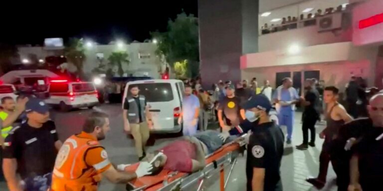 OMS condena ataque a hospital em Gaza e pede fim de evacuação