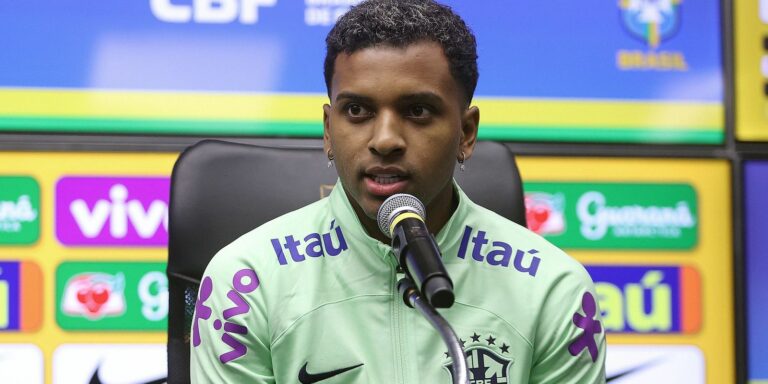 Rodrygo não espera jogo aberto contra o Uruguai, mas sim pressão Rodrygo não espera jogo aberto contra o Uruguai, mas sim pressão