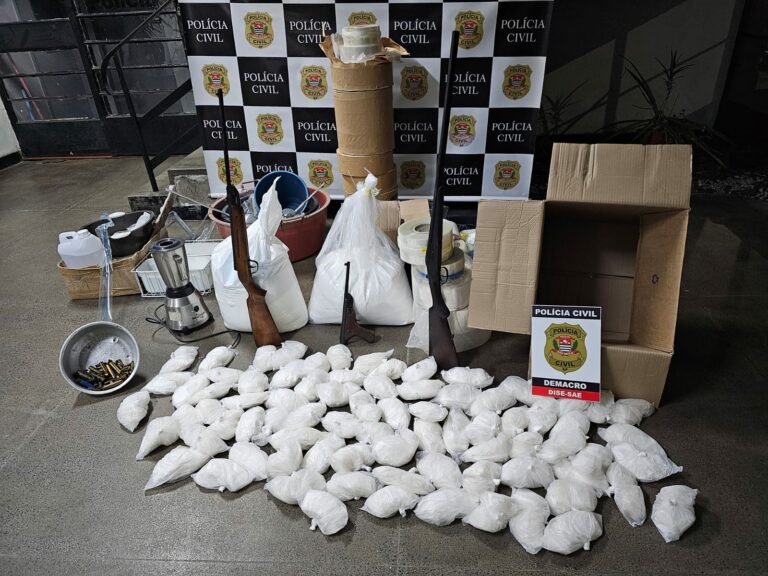 Polícia Civil apreende mais de 52 kg de cocaína em São Bernardo do Campo